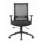 Boss Office Products Deluxe Mesh Back Ergonomic Task Chair with Adjustable Arms B6568-BK - alternate 5